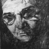 Un certo Sguardo - charcoal on paper - cm. 140x140 - 2006
