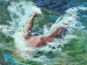 Swimmer 4 - oil on canvas - cm. 60x80 - 2007